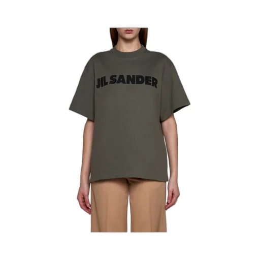 Jil Sander Logo Printed Crewneck T-Shirt