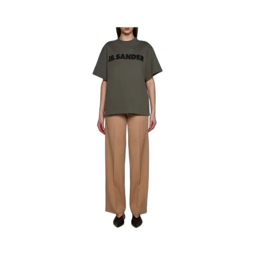 Jil Sander Logo Printed Crewneck T-Shirt