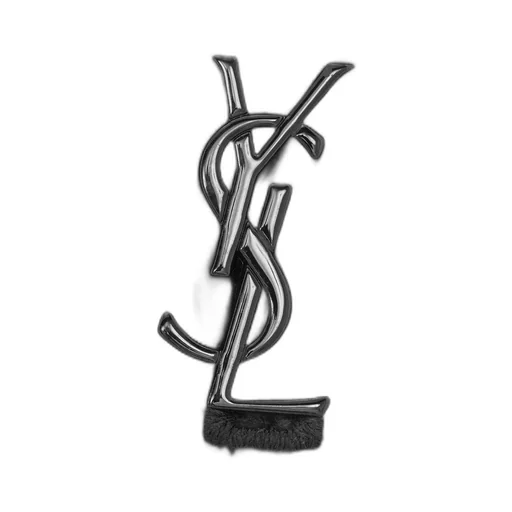 Saint Laurent Le Cassandre Logo Plaque Knitted Vest