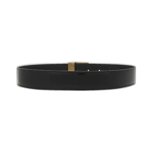 Saint Laurent La 66 Logo Plaque Belt