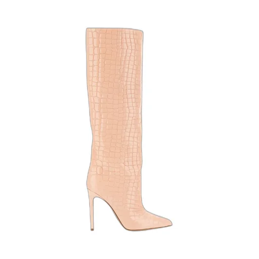 Paris Texas Embossed Heeled Boots