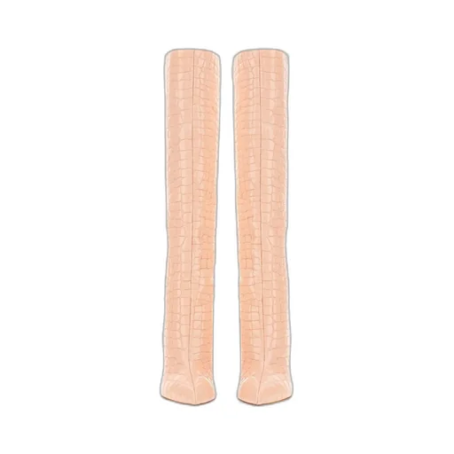 Paris Texas Embossed Heeled Boots