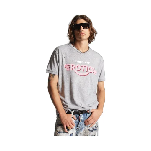 Dsquared2 Distressed Muscle Fit T-Shirt