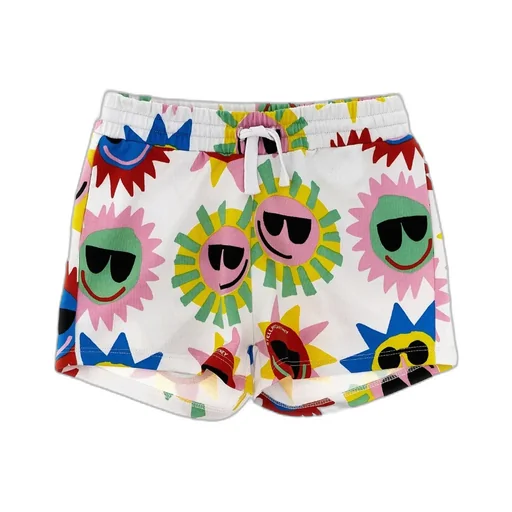 Stella Mccartney Kids Sun-Printed Drawstring Track Shorts