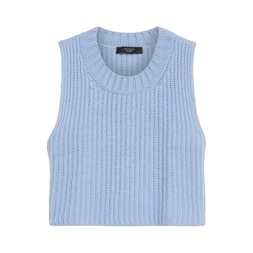 Rib Knitted Wool Sweater