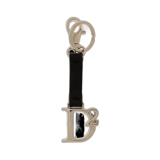 Dsquared2 Logo Plaque Lobster Claw Fastened Keyring