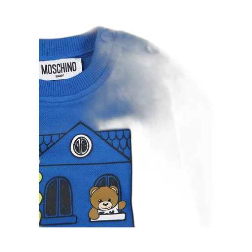 Moschino Kids Teddy Bear Logo Printed Crewneck Sweatshirt