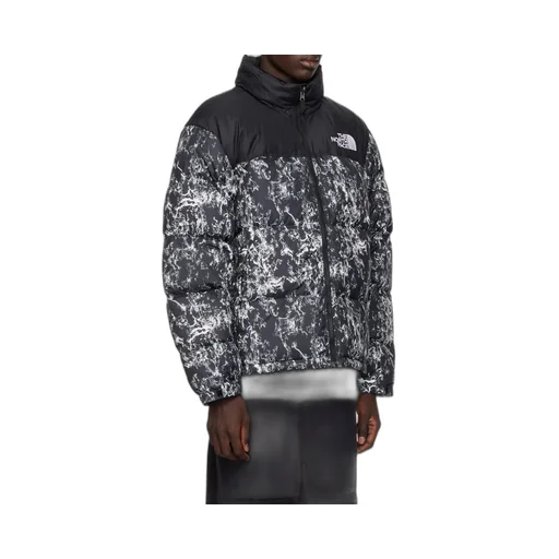 Black-Panel Puffer Jacket