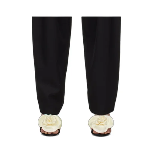 Wool Pleated Casual Trousers