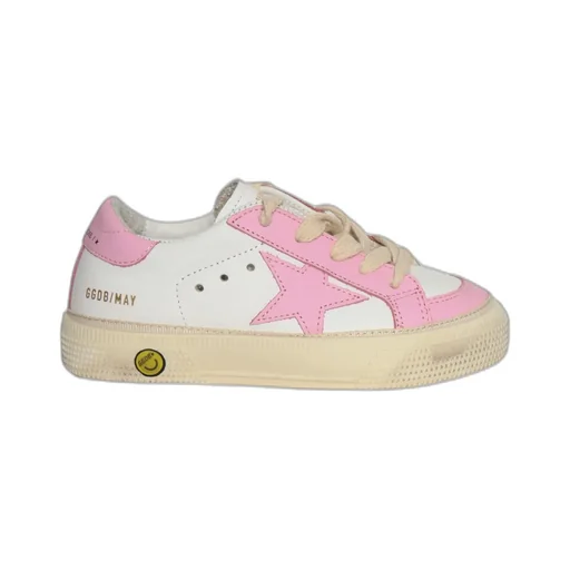 May Teen In White And Pink Leather With Pink Leather Star