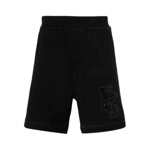 Dsquared2 D2 Patch Elastic Waist Track Shorts