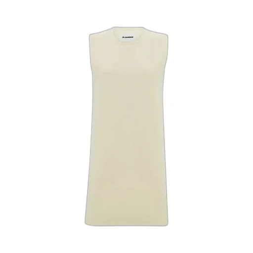 Jil Sander Crewneck Sleeveless Shift Dress