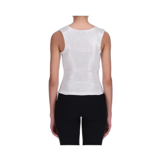 Ermanno Scervino Embellished Jersey Tank Top