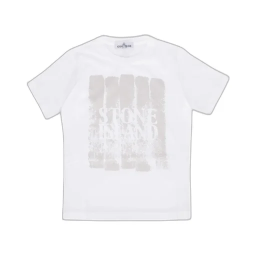 Stone Island Junior Logo Printed Crewneck T-Shirt
