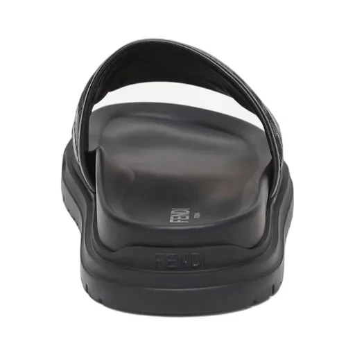 Fendi Diagonal Ff Jacquard Slides