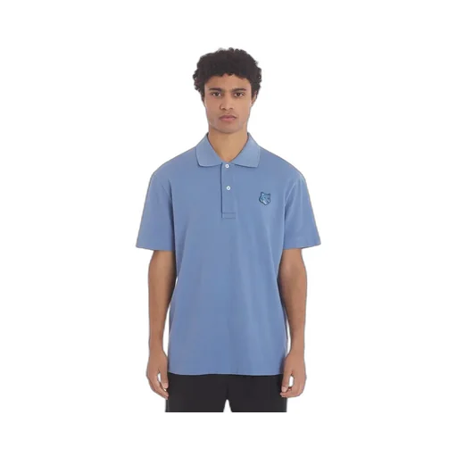 Maison Kitsuné Bold Fox Head Patch Polo Shirt