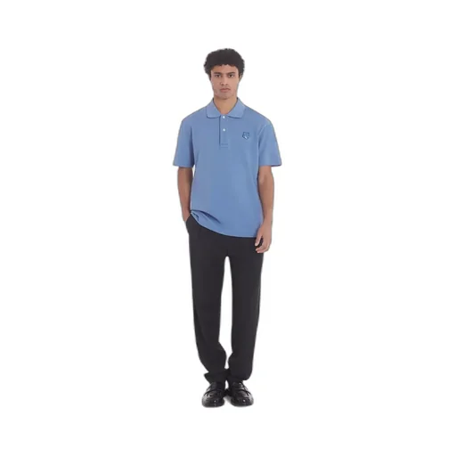 Maison Kitsuné Bold Fox Head Patch Polo Shirt