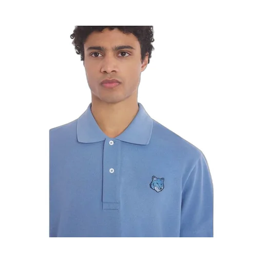 Maison Kitsuné Bold Fox Head Patch Polo Shirt