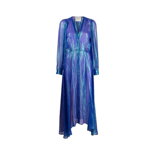 Forte Forte Silk-Blend Long-Sleeve Dress