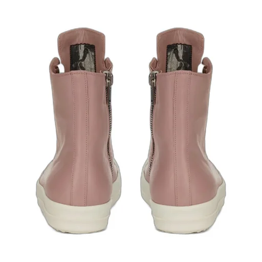 High-Top Leather Sneakers