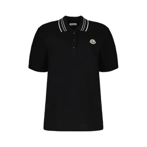 Moncler Logo Patch Short-Sleeved Polo Shirt