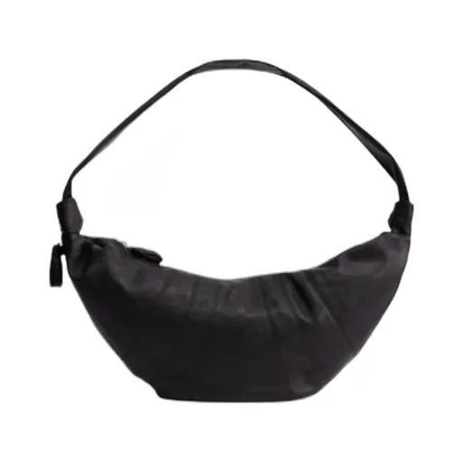Large Croissant Leather Shoulder Bag