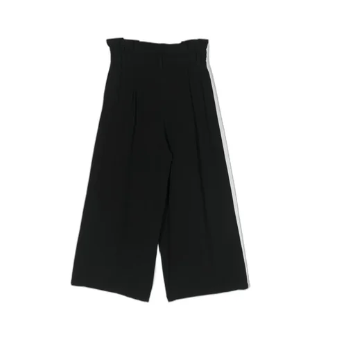 Balmain Kids High-Waist Wide-Leg Trousers