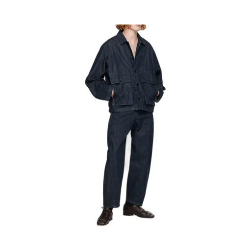 Lemaire Collared Button-Up Denim Jacket