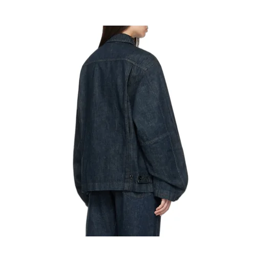 Lemaire Collared Button-Up Denim Jacket