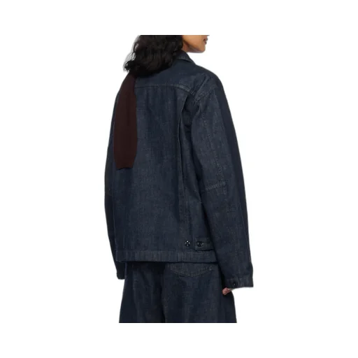 Lemaire Collared Button-Up Denim Jacket