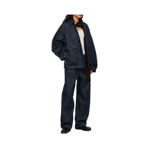 Lemaire Collared Button-Up Denim Jacket