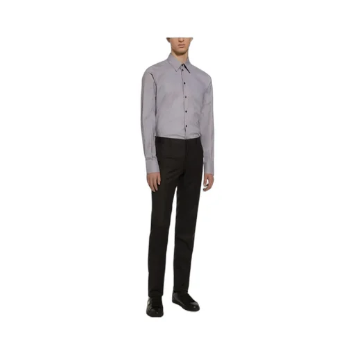 Long-Sleeved Cotton Shirt