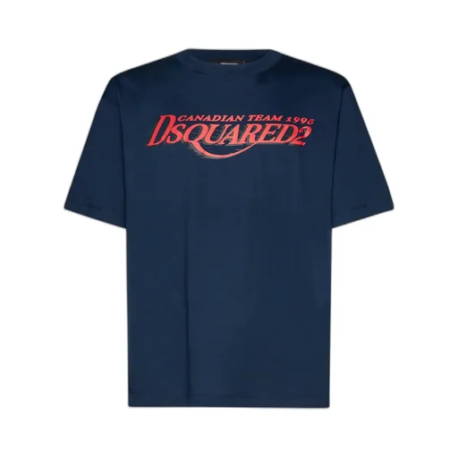 Dsquared2 Logo Printed Crewneck T-Shirt
