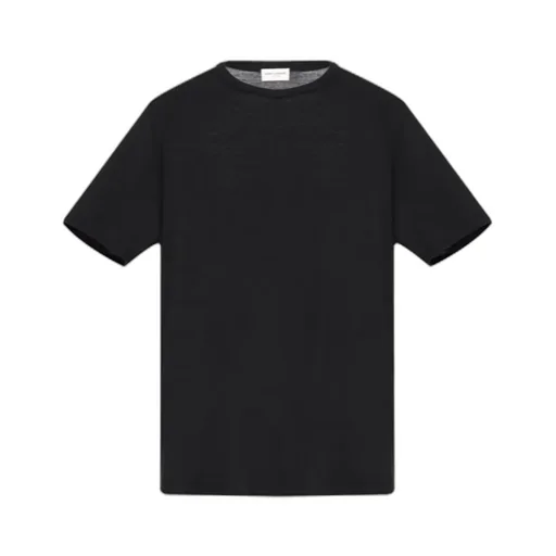 Saint Laurent Crewneck Short-Sleeved T-Shirt