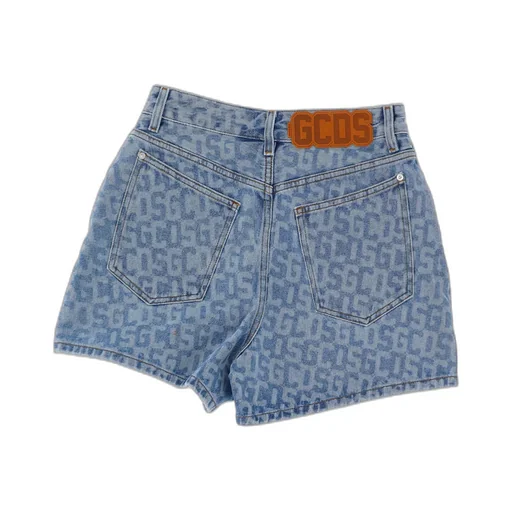 Monogram High-Rise Denim Shorts