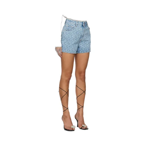 Monogram High-Rise Denim Shorts