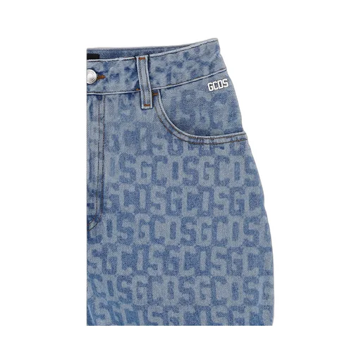 Monogram High-Rise Denim Shorts