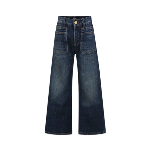 Mid-Rise Straight-Leg Jeans