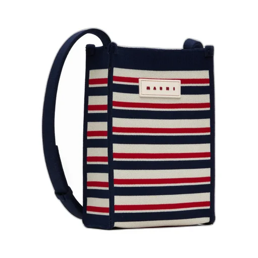 Mini Striped Crossbody Bag