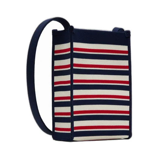 Mini Striped Crossbody Bag