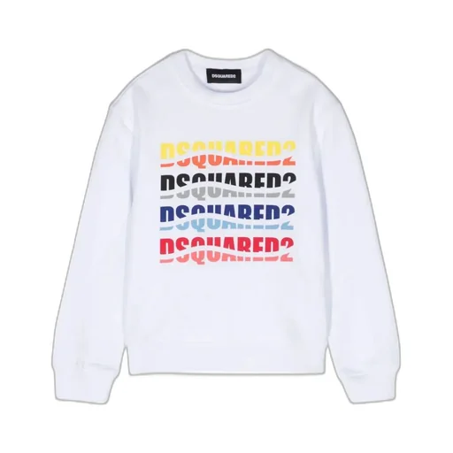 Dsquared2 Kids Logo Printed Crewneck Sweatshirt