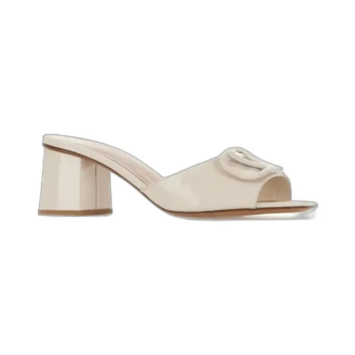 Valentino	Vlogo Signature Square Toe Sandals