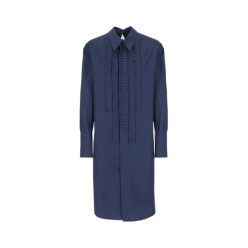 Marni Collared Long-Sleeve Shirt Dress