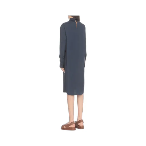 Marni Collared Long-Sleeve Shirt Dress
