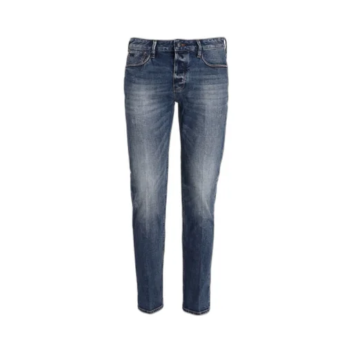 Washed Slim-Cut Jeans