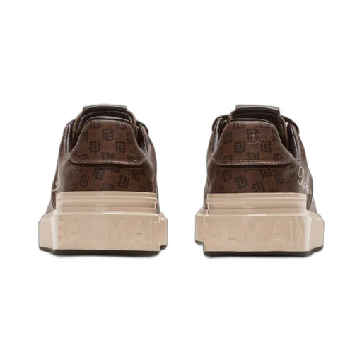 Balmain Low Top Monogrammed Sneakers