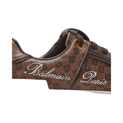 Balmain Low Top Monogrammed Sneakers