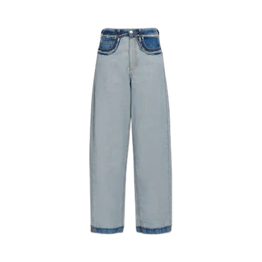 Marni Raw-Cut Edge Wide-Leg Jeans