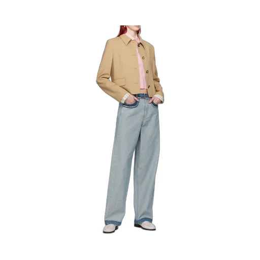 Marni Raw-Cut Edge Wide-Leg Jeans