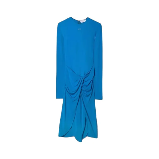 Twist-Detail Midi Dress